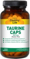 Фото - Амінокислоти Country Life Taurine Caps 100 cap 