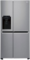 Холодильник LG GS-J761PZTZ нержавіюча сталь