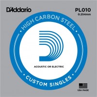 Струни DAddario Single Plain Steel 010 
