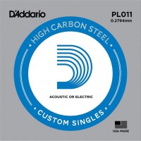 Struny DAddario Single Plain Steel 011 