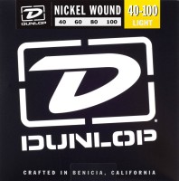Фото - Струни Dunlop Nickel Wound Bass Light 40-100 