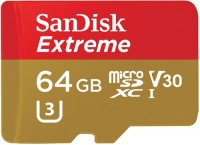 Zdjęcia - Karta pamięci SanDisk Extreme V30 microSD UHS-I U3 64 GB