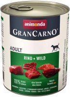Фото - Корм для собак Animonda GranCarno Original Adult Beef/Wild Game 0.4 кг