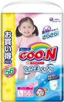 Zdjęcia - Pielucha Goo.N Pants Girl L / 56 pcs 