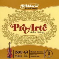 Струни DAddario Pro-Arte Single D Violin 4/4 Medium 