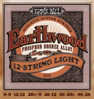 Struny Ernie Ball Earthwood Phosphor Bronze 12-String 9-46 
