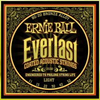 Struny Ernie Ball Everlast Coated 80/20 Bronze 11-52 
