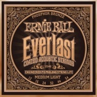 Struny Ernie Ball Everlast Coated Phosphor Bronze 12-54 