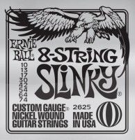 Фото - Струни Ernie Ball Slinky Nickel Wound 8-String 10-74 