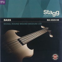 Фото - Струни Stagg Bass Nickel-Round 5-String 45-125 