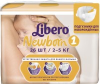 Zdjęcia - Pielucha Libero Newborn 1 / 26 pcs 