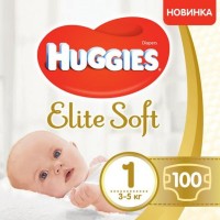 Фото - Підгузки Huggies Elite Soft 1 / 100 pcs 