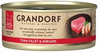 Zdjęcia - Karma dla kotów Grandorf Adult Canned with Tuna Fillet/Shrimps 