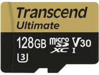 Фото - Карта пам'яті Transcend Ultimate V30 microSD Class 10 UHS-I U3 128 ГБ