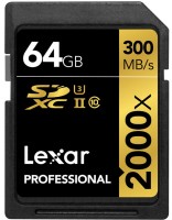 Zdjęcia - Karta pamięci Lexar Professional 2000x SD UHS-II 64 GB