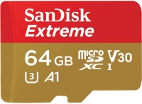 Zdjęcia - Karta pamięci SanDisk Extreme V30 A1 microSD UHS-I U3 64 GB