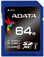 Zdjęcia - Karta pamięci A-Data Premier Pro SDXC UHS-I U3 V30S 64 GB
