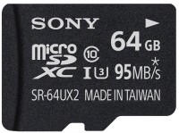 Фото - Карта пам'яті Sony microSD UHS-I U3 64 ГБ