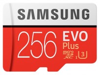 Zdjęcia - Karta pamięci Samsung EVO Plus 100 Mb/s microSDXC UHS-I U3 256 GB