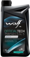 Zdjęcia - Olej przekładniowy WOLF Officialtech 75W-140 LS GL5 1 l