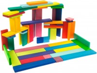Фото - Конструктор Nic Building Blocks Rainbow Colors 523302 