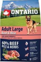 Karm dla psów Ontario Adult Large Beef/Rice 