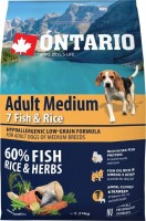 Karm dla psów Ontario Adult Medium 7 Fish/Rice 2.25 kg