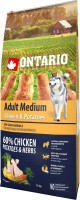Karm dla psów Ontario Adult Medium Chicken/Potatoes 