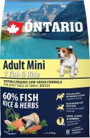 Karm dla psów Ontario Adult Mini 7 Fish/Rice 2.25 kg