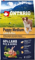 Корм для собак Ontario Puppy Medium Lamb/Rice 