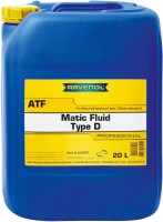 Zdjęcia - Olej przekładniowy Ravenol ATF Matic Fluid Type D 20 l