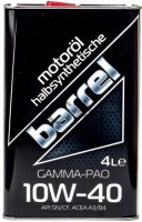 Фото - Моторне мастило Barrel Gamma-Pao 10W-40 4 л