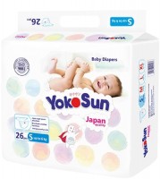 Zdjęcia - Pielucha Yokosun Diapers S / 26 pcs 