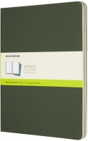 Zdjęcia - Notatnik Moleskine Set of 3 Plain Cahier Journals XLarge Green 