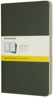 Notatnik Moleskine Set of 3 Squared Cahier Journals Large Green 