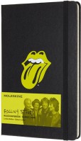 Zdjęcia - Notatnik Moleskine Rolling Stones Ruled Black 