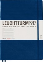 Zdjęcia - Notatnik Leuchtturm1917 Ruled Master Slim Blue 