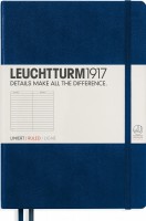 Zdjęcia - Notatnik Leuchtturm1917 Ruled Notebook Dark Blue 