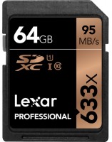 Zdjęcia - Karta pamięci Lexar Professional 633x SDXC UHS-I 64 GB