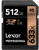 Карта пам'яті Lexar Professional 633x SDXC UHS-I U3 512 ГБ