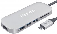 Фото - Кардридер / USB-хаб HooToo Shuttle USB 3.1 Type-C Hub 