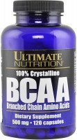 Фото - Амінокислоти Ultimate Nutrition 100% Crystalline BCAA 120 cap 