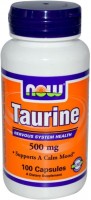 Aminokwasy Now Taurine 500 mg 100 cap 