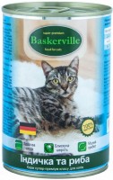 Фото - Корм для кішок Baskerville Cat Can with Turkey/Fish  400 g