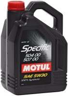 Фото - Моторне мастило Motul Specific 504.00-507.00 5W-30 4 л