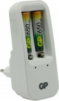 Фото - Зарядка для акумуляторної батарейки GP PB410 + 2xAAA 650 mAh 