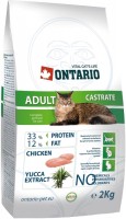 Karma dla kotów Ontario Adult Castrate  2 kg