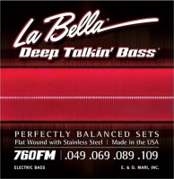 Фото - Струни La Bella Deep Talkin' Bass Flats 49-109 