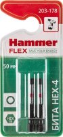 Фото - Біти / торцеві голівки Hammer Flex 203-178 