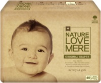 Zdjęcia - Pielucha Nature Love Mere Original Diapers L / 40 pcs 